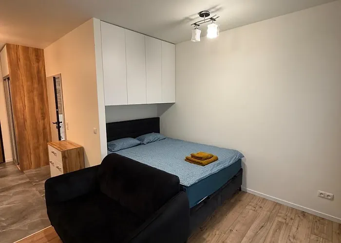 Apartment New Cozy In A Gated Complex In Wola Warsaw